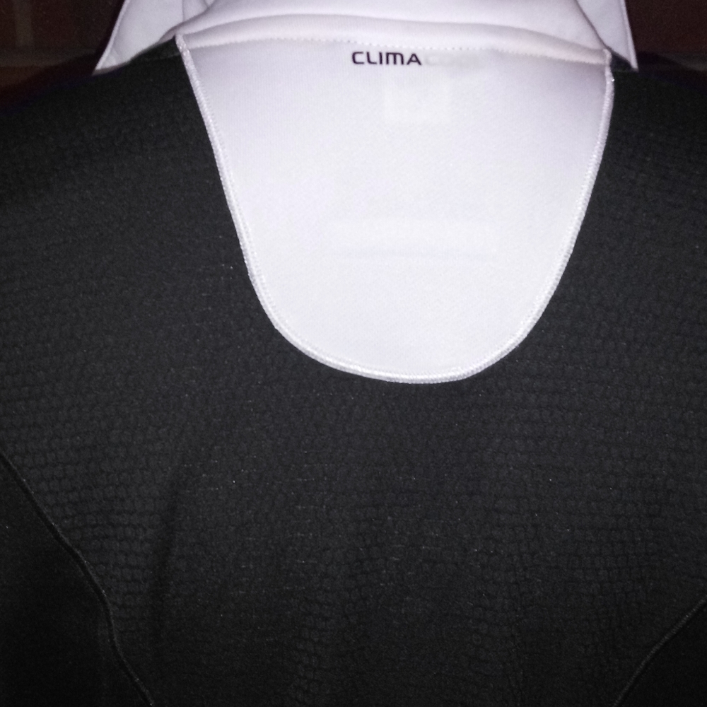 Adidas Women's Black and White Track Jacket - Picture 7 of 8